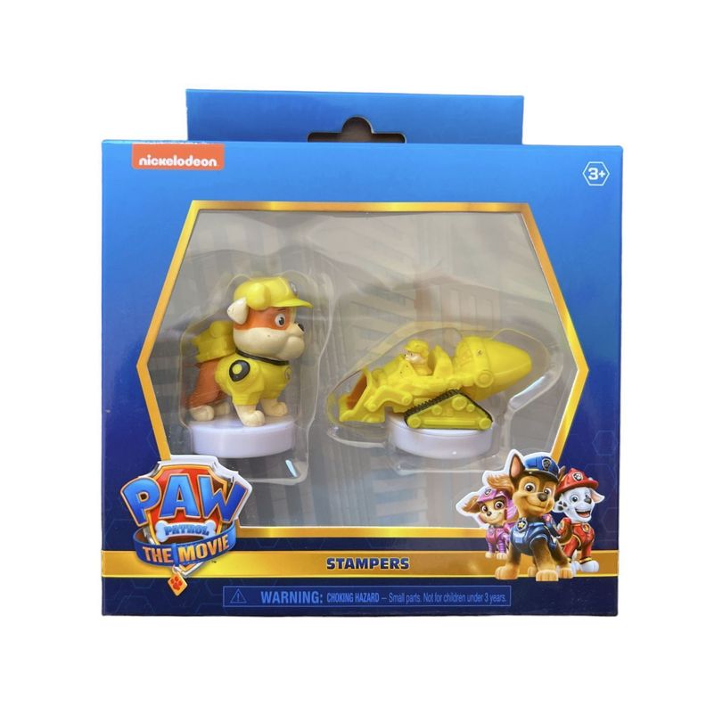 Figuras Juguetes Paw Patrol Rubble Con Maquina - PuntoStore-0