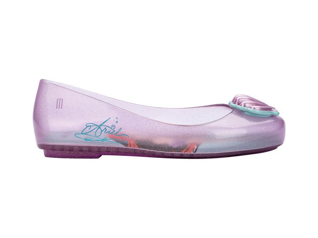 Ballerina Sweet Love + Disney Princess Infantil Rosa Glitter Mini Melissa-0