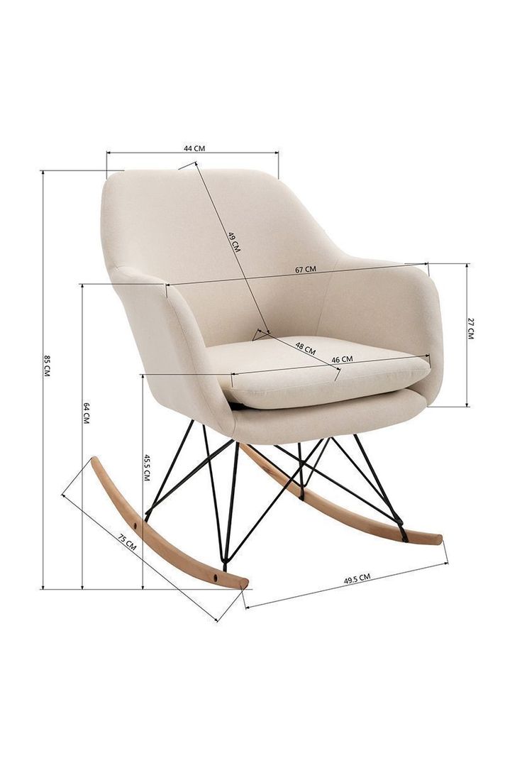 Silla Mecedora Sitial Napoles Beige-2