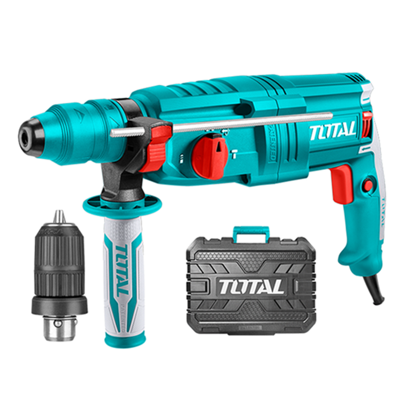 Rotomartillo Percutor Sds Plus 800w+ Mandril Total-0