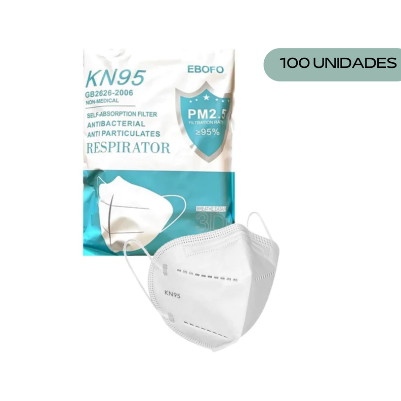 Mascarilla Kn95 Certificadas 100 Unidades Blancas-0