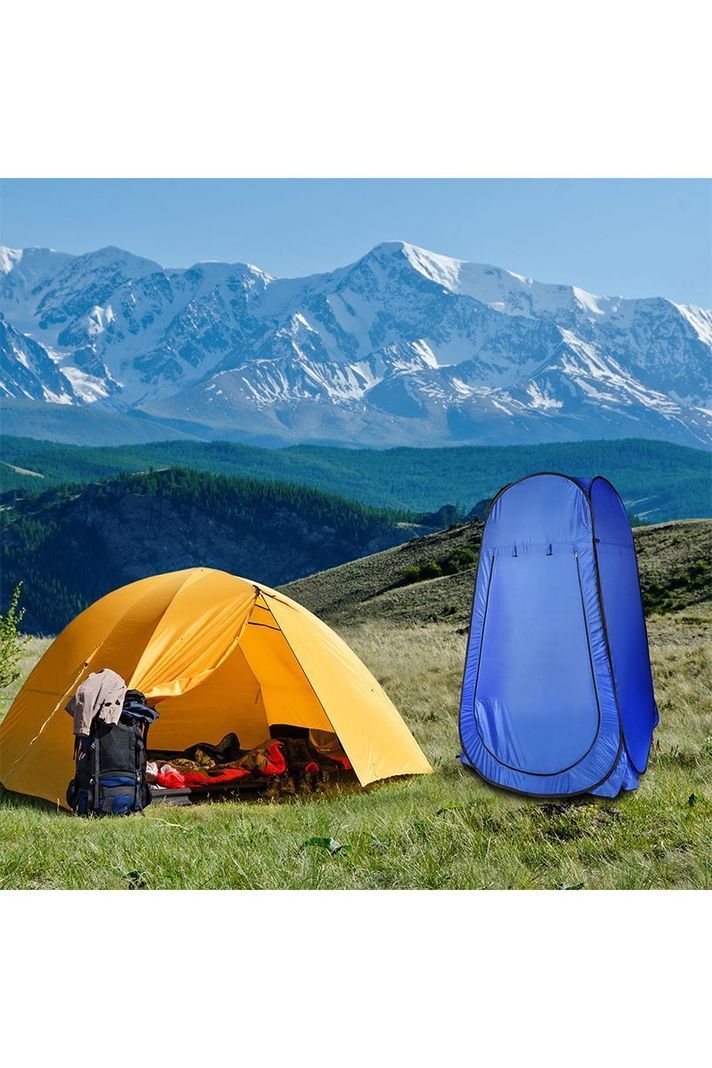 Vestidor de Camping Azul-5
