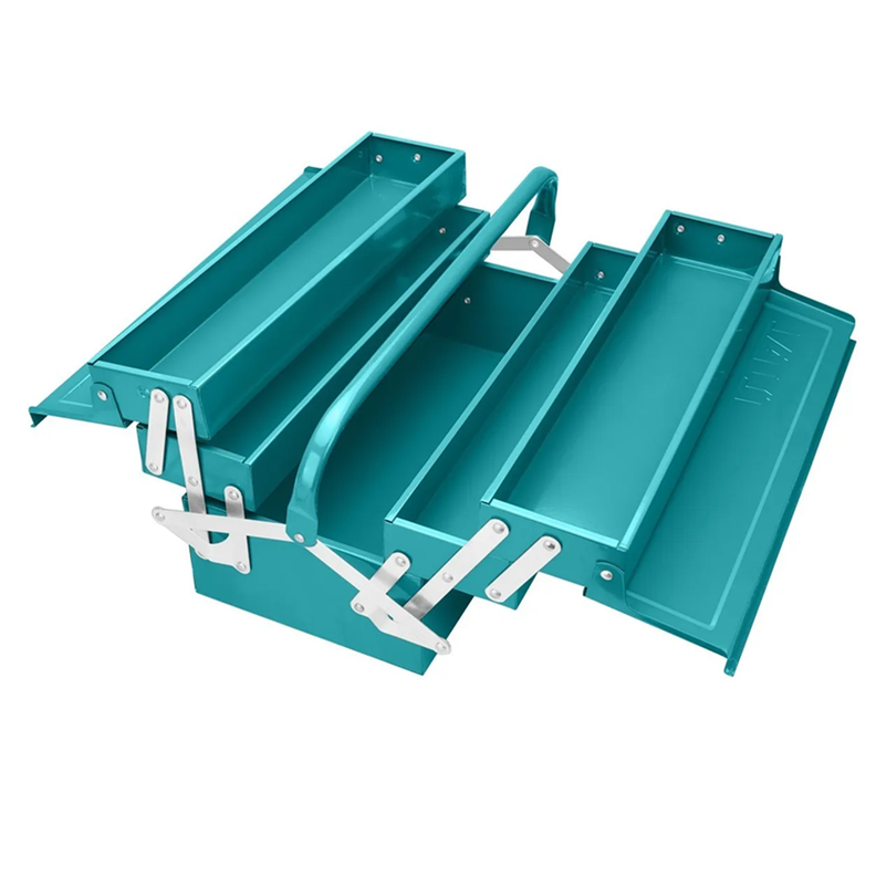 Caja De Herramienta Metalica Articulada Total-0