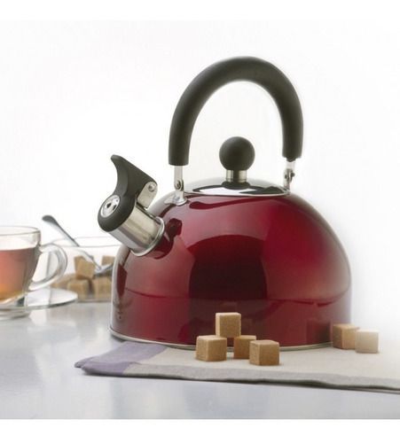 Tetera 2,5 Litros Acero Inoxidable Rojo Wens-1