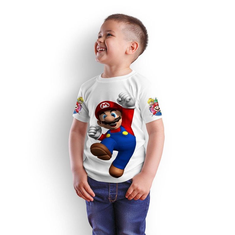 Polera Juvenil Super Mario Bros D5-0