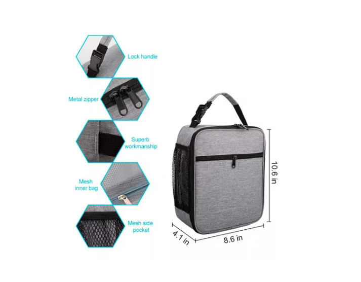 Lonchera Térmica Portátil Hombre Bolsa De Almuerzo-1