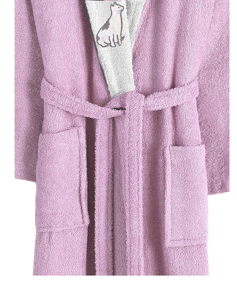 Bata de Baño Turco Unisex Adulto Con Diseño Gato-1