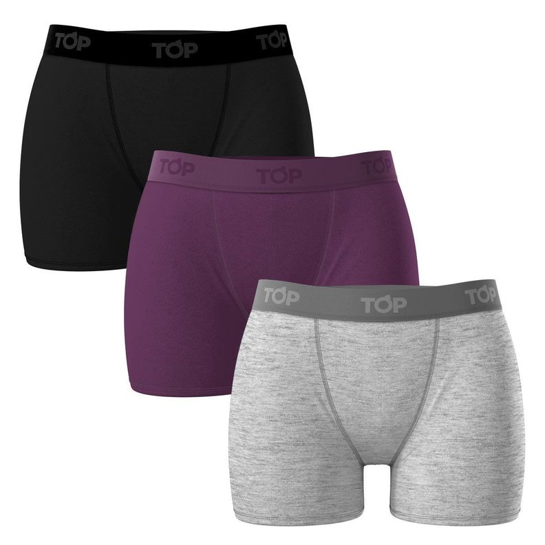Bóxer Medio Modal MUJER Pack 3 C2 Top-0