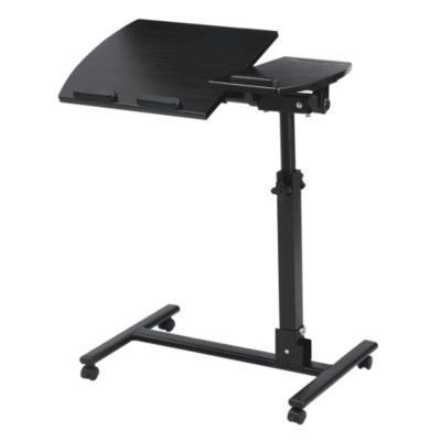 Escritorio Plegable con Ruedas para Laptops Tablets -0