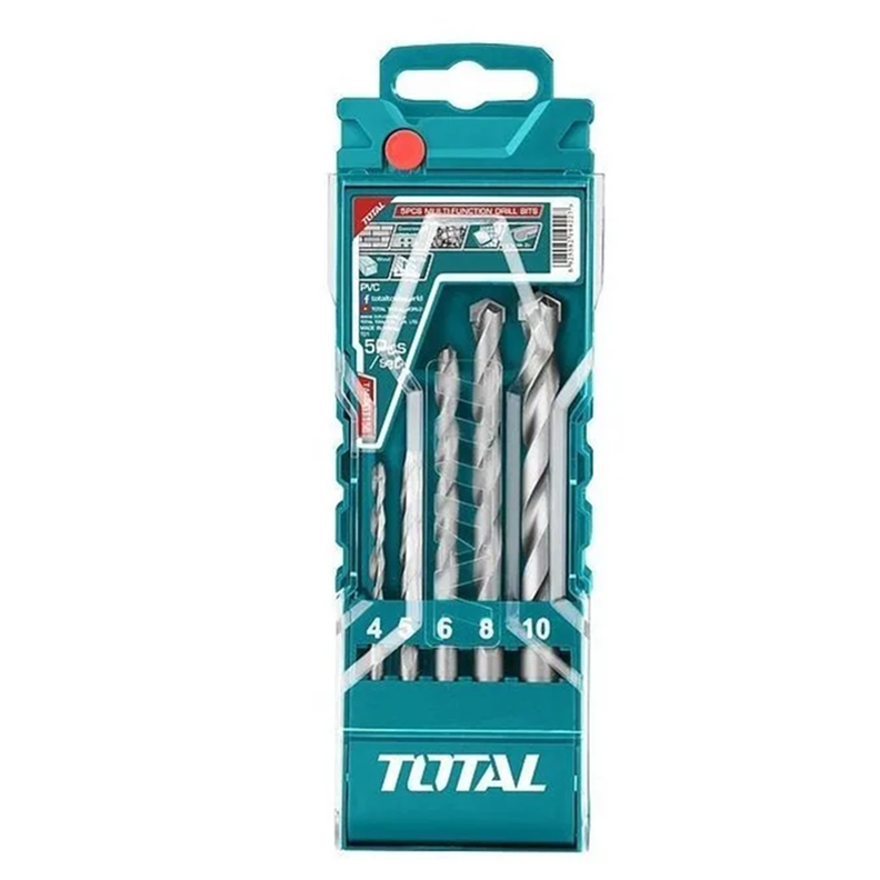 Set Brocas Hss Multifuncion 5 Pcs Total Tacsd7156-1