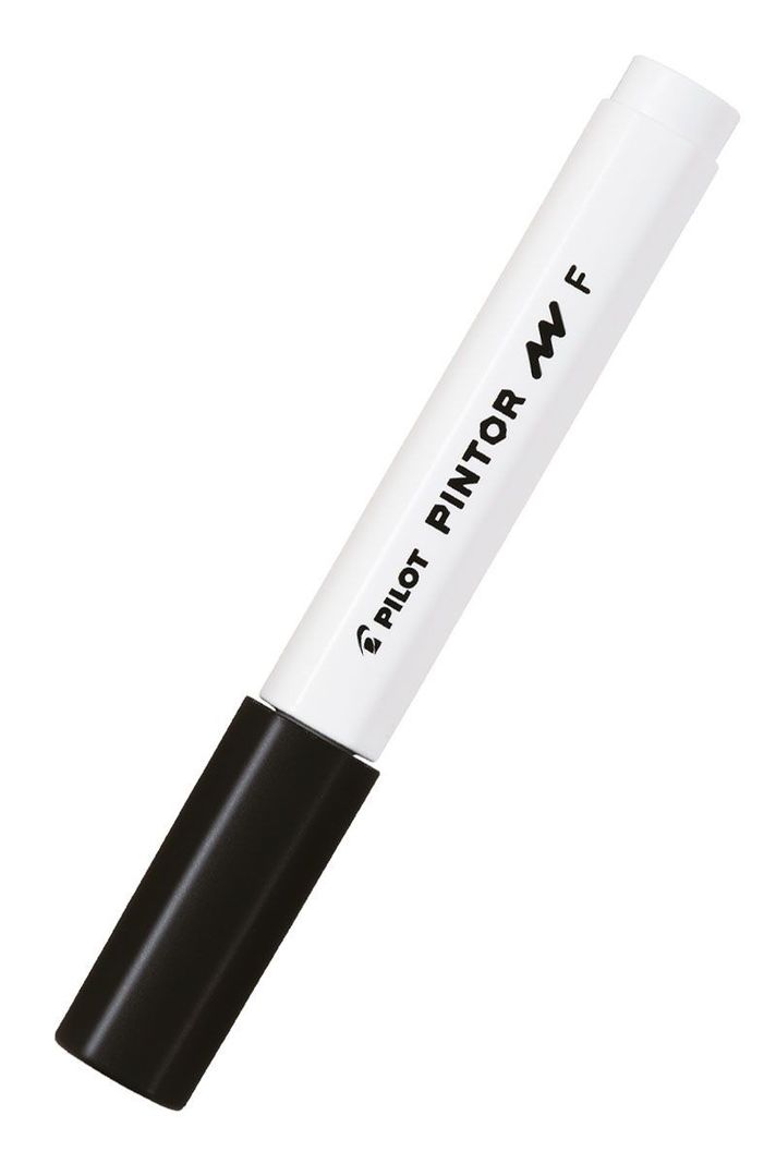MARCADOR PINTOR FINO NEGRO-0