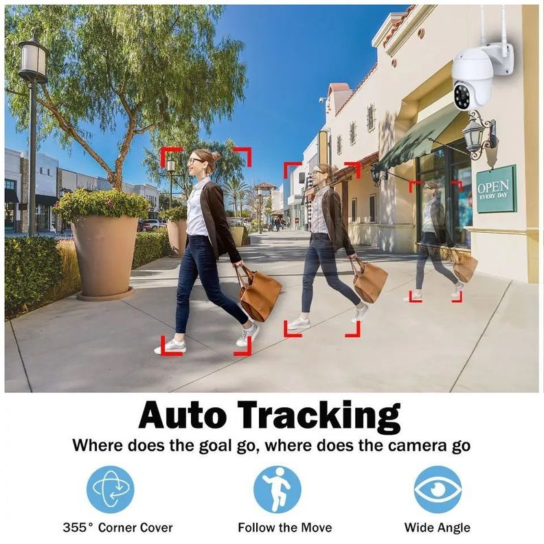 Cámara Inteligente WIFI Outdoor motorizada Full HD-7