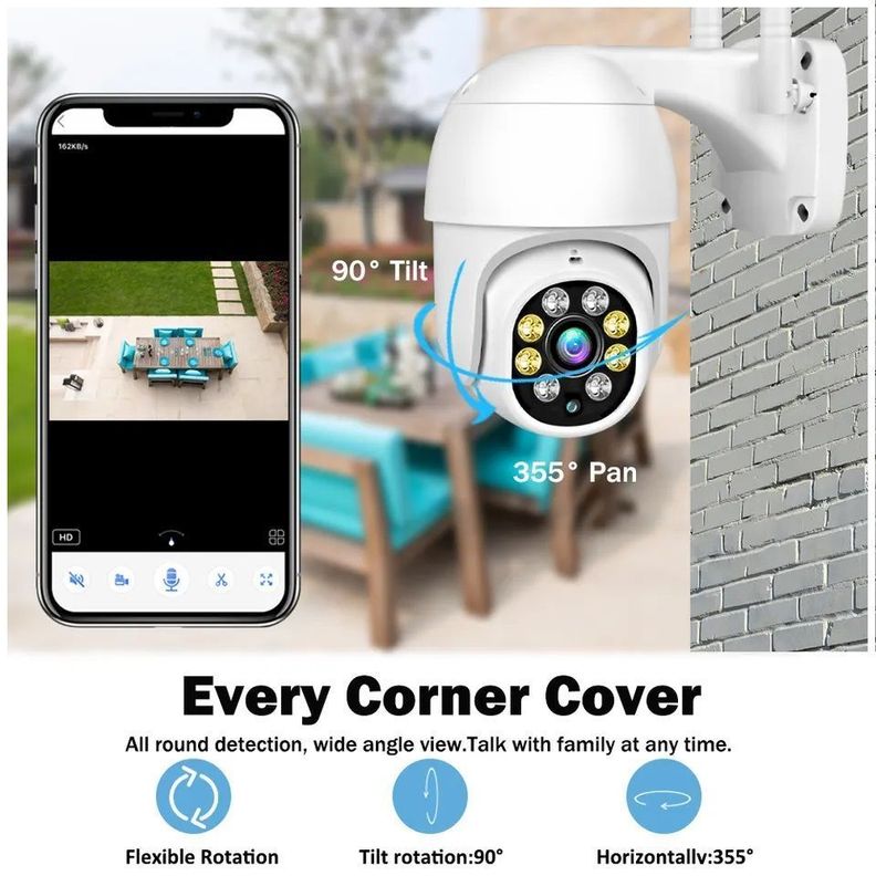 Cámara Inteligente WIFI Outdoor motorizada Full HD-5