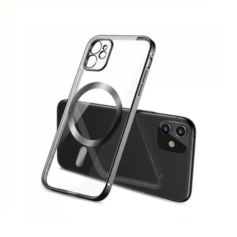 Carcasa Magsafe Para iPhone 14 Plus / Negro-0