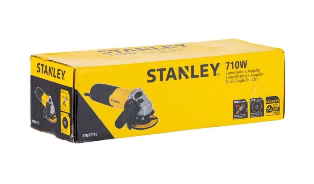 Esmeril Angular Eléctrico Stanley 4,5  750w + 25 Discos -6