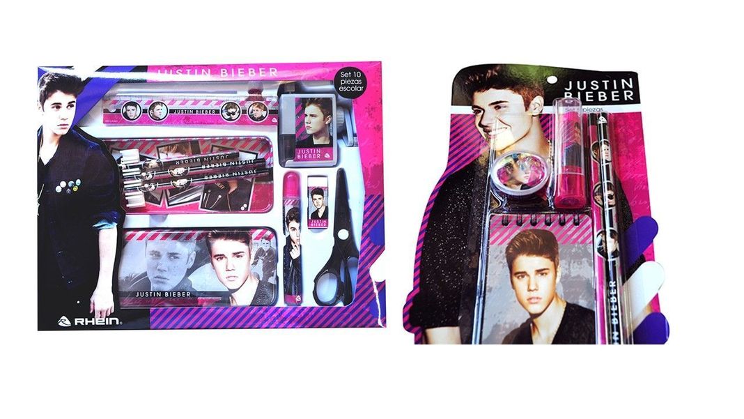 SET ESCOLAR RHEIN JUSTIN BIEBER DE COLECCION-0