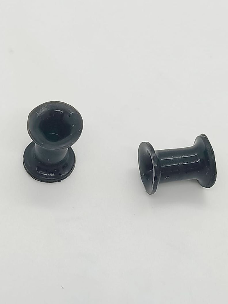 Expansores piercing silicona 5mm dilataciones grueso túnel tapón -1