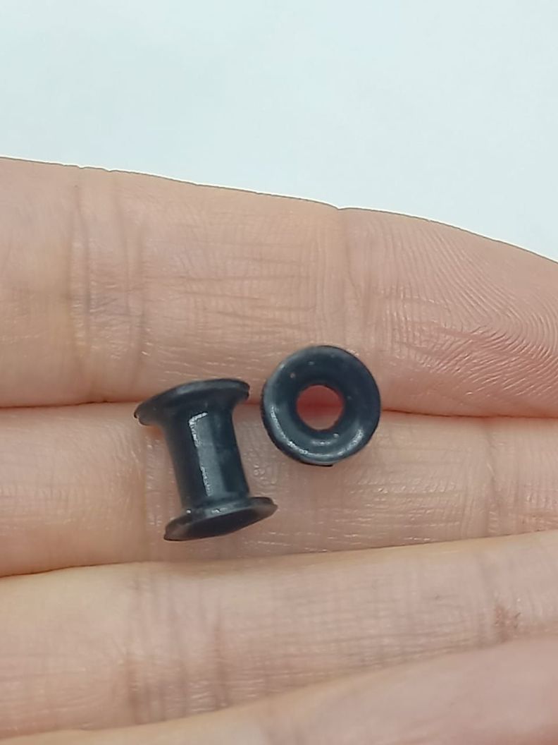 Expansores piercing silicona 5mm dilataciones grueso túnel tapón -3