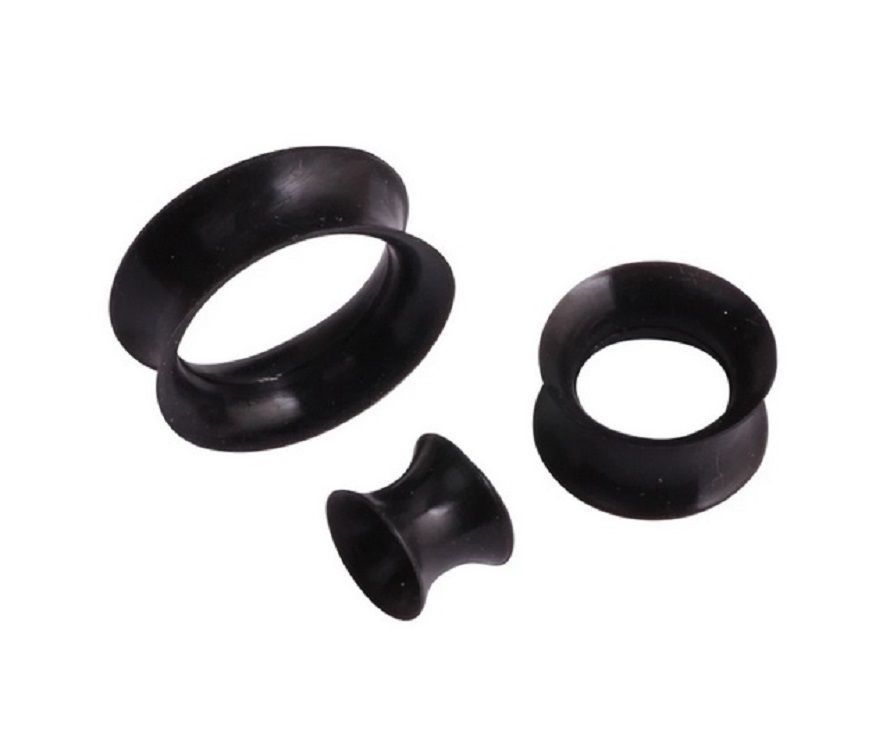 Expansores piercing silicona 5mm dilataciones grueso túnel tapón -0