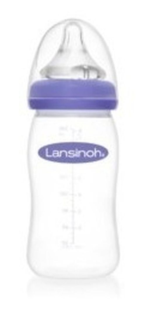 Mamadera Boca Ancha Natural Wave Lansinoh 240ml-1