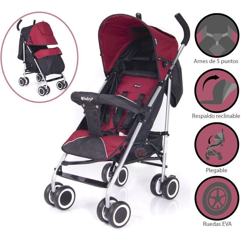 COCHE PARAGUA TRAVIS RED– EB214-2-0