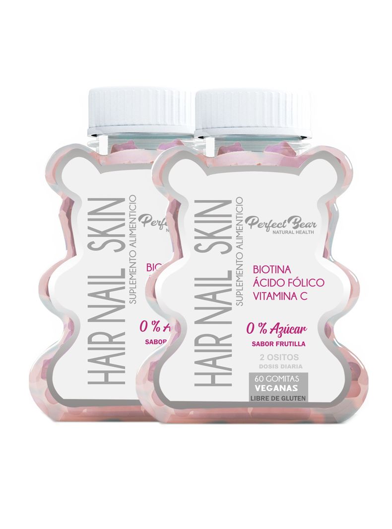 Vitaminas Hair nail Skin para el cabello 0% Azúcar -0