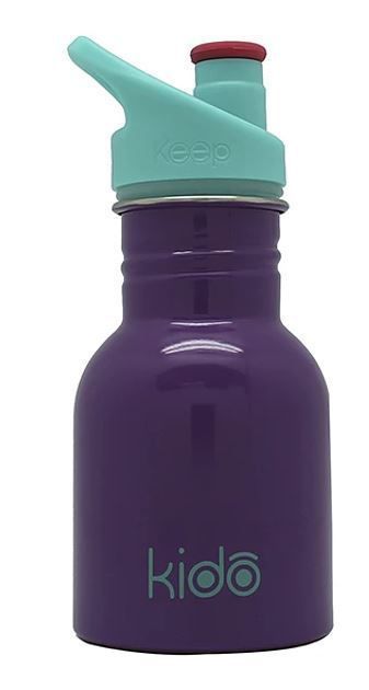 Botella Metalica 335ml Keep Kido morado-0