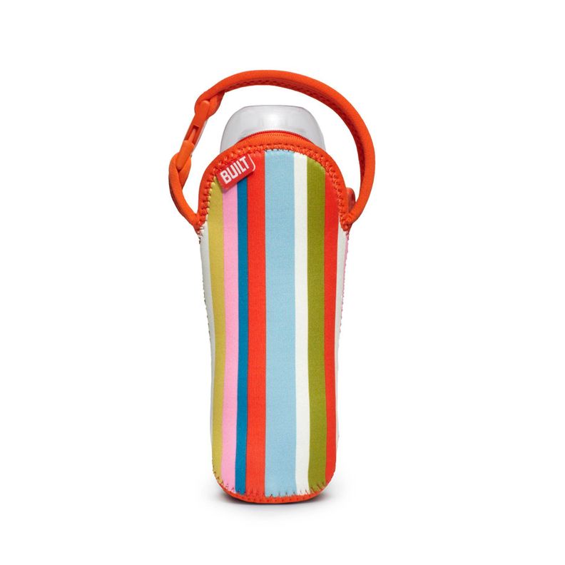 Porta mamadera simple Pink Stripe BUILT-0