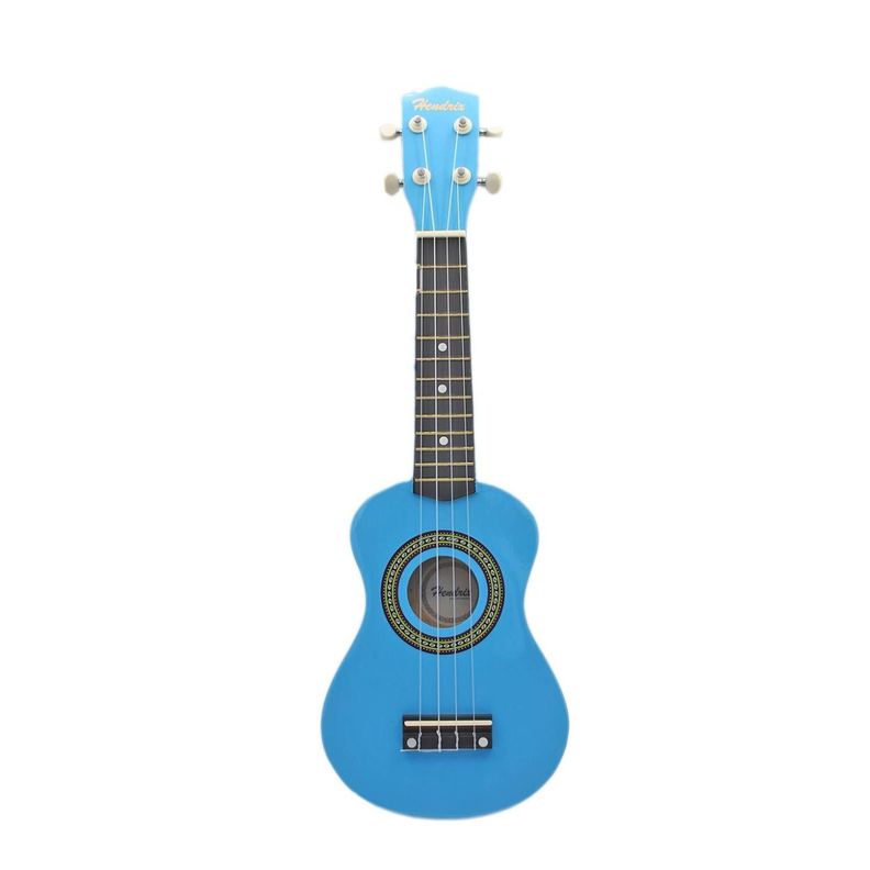 Ukelele 21 Pulgadas Azul Con Funda Hendrix-0
