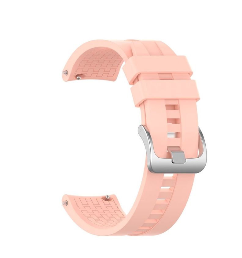 Correa Silicona Compatible Huawei Watch Gt /gt2/ Gt3 22mm Rosado Claro-0