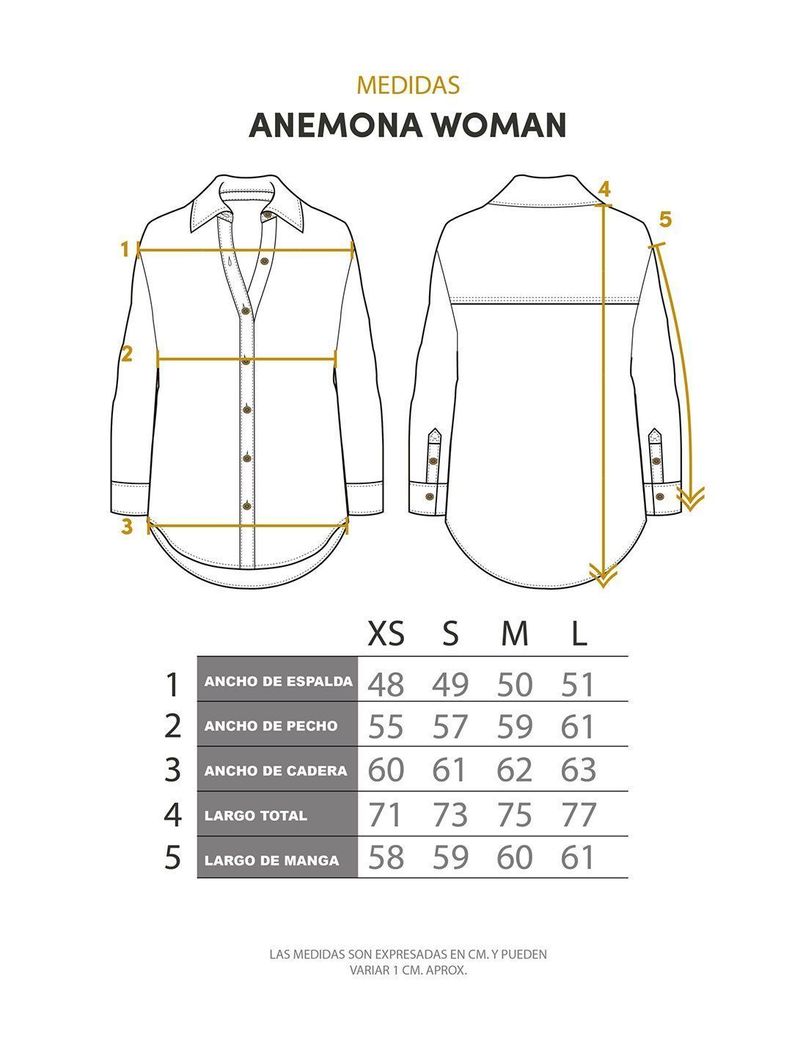 Camisa Anemona Crudo Mujer-4