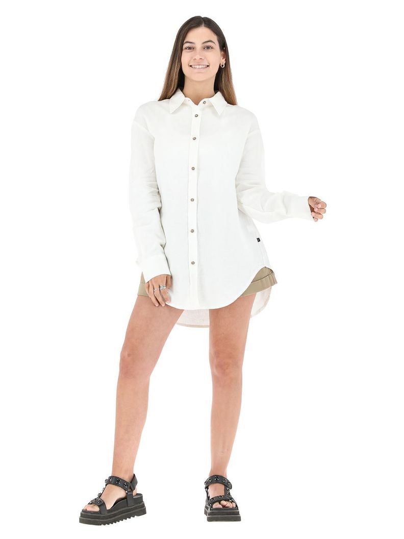 Camisa Anemona Crudo Mujer-1