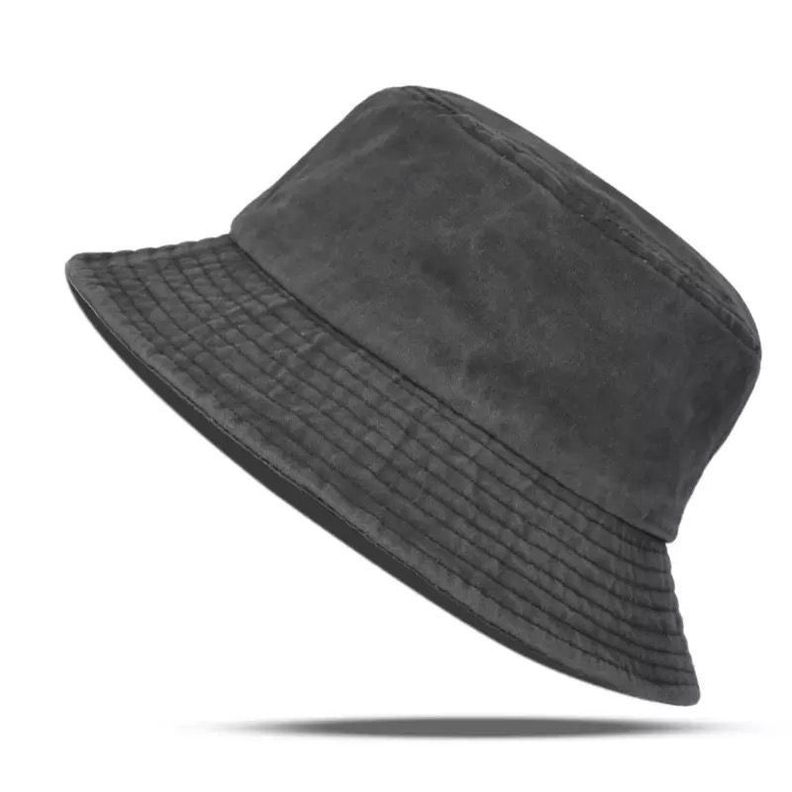 Gorro Pescador Bucket Hat Color Gris Gastado-0