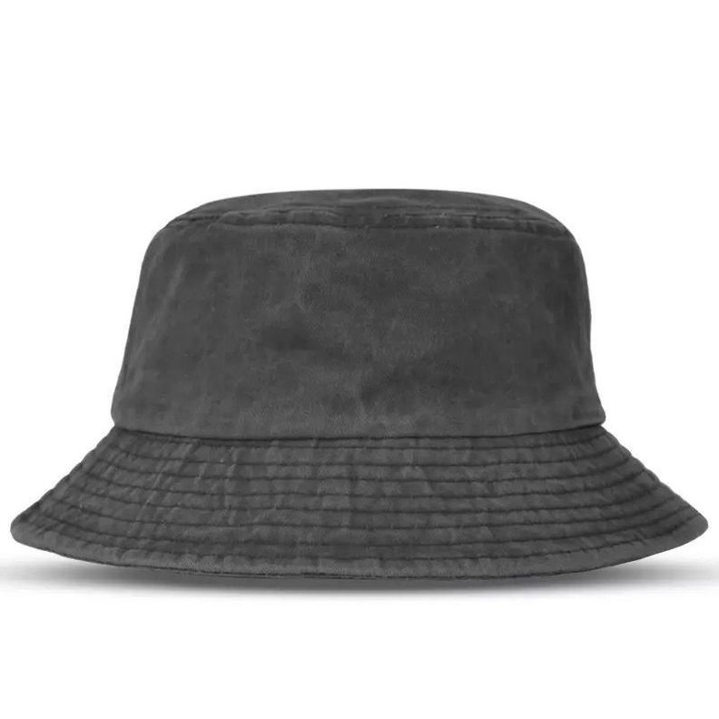 Gorro Pescador Bucket Hat Color Gris Gastado-1
