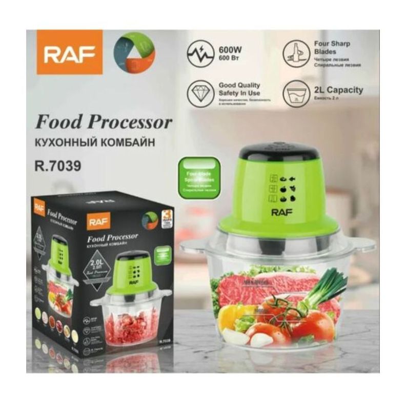 Procesador Picador Cortador De Carne Verduras 2L-1