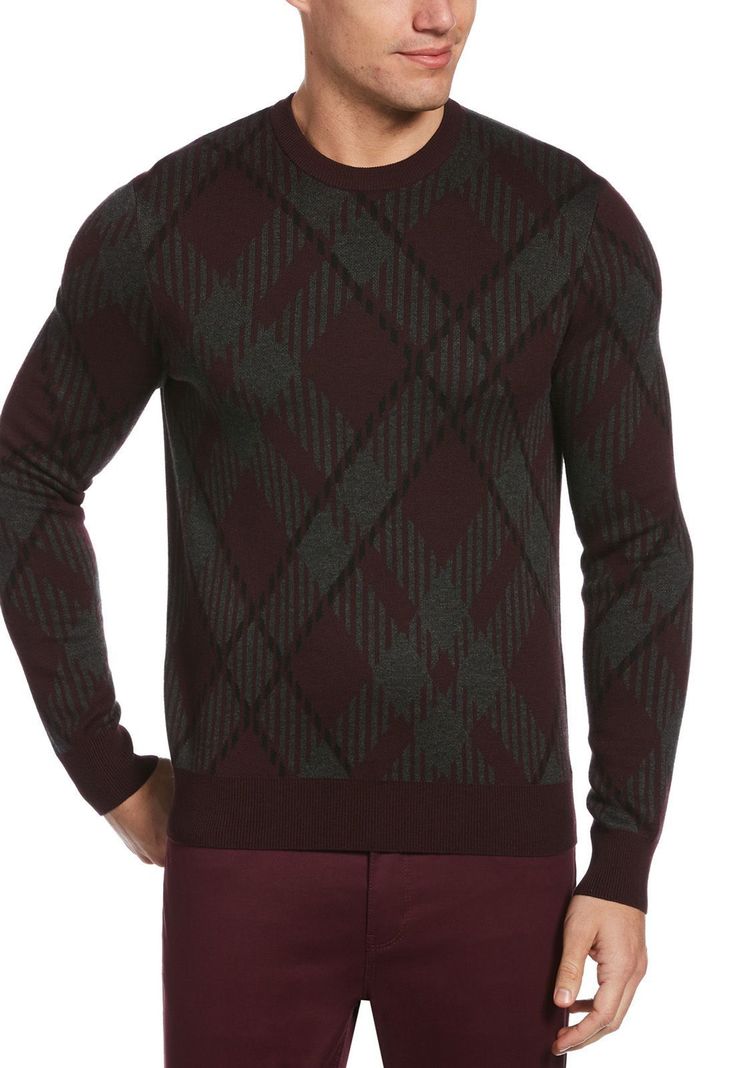 Sweater crew- neck rombos