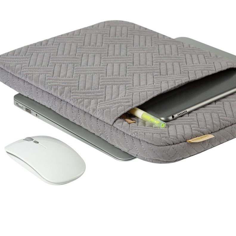 Bagsmart - Funda para notebook de 13 - 13.3" - Gris-7