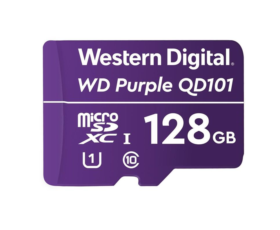 MicroSD WD Purpura 128gb SURVEILLANCE Class 10-0