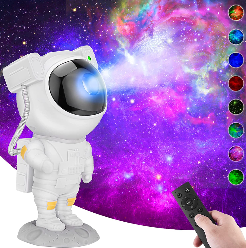 Lampara Proyector Astronauta De Galaxia Luz Led Rg-3