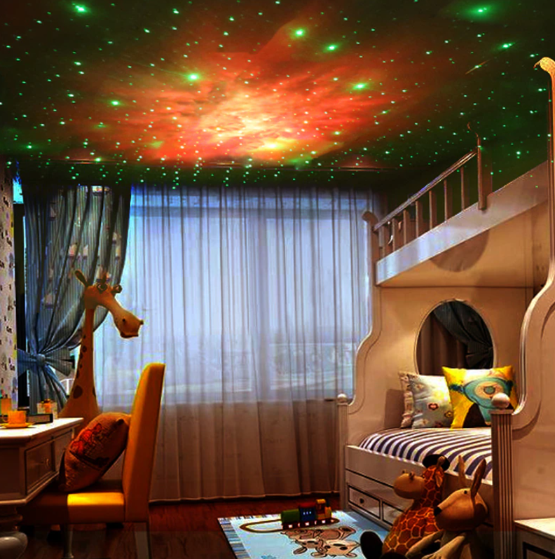 Lampara Proyector Astronauta De Galaxia Luz Led Rg-2