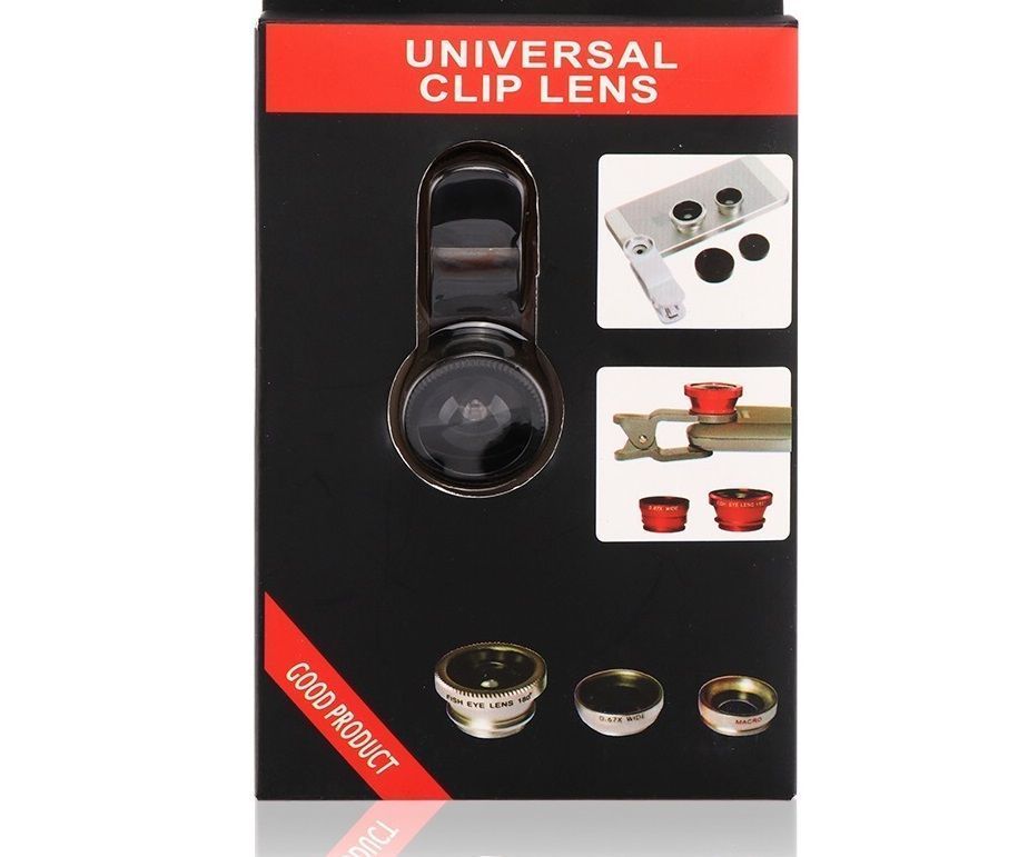 Lente Ojo De Pez 3 En 1,  para Celular Universal-0
