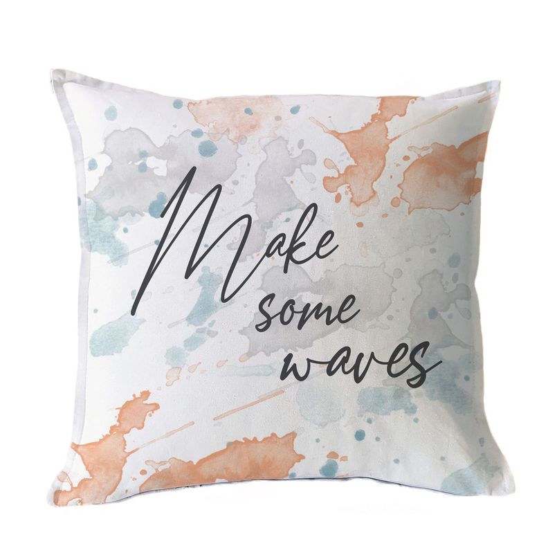 FUNDA COJIN ALGODON MAKE SOME WAVES 45X45 Diseno 1