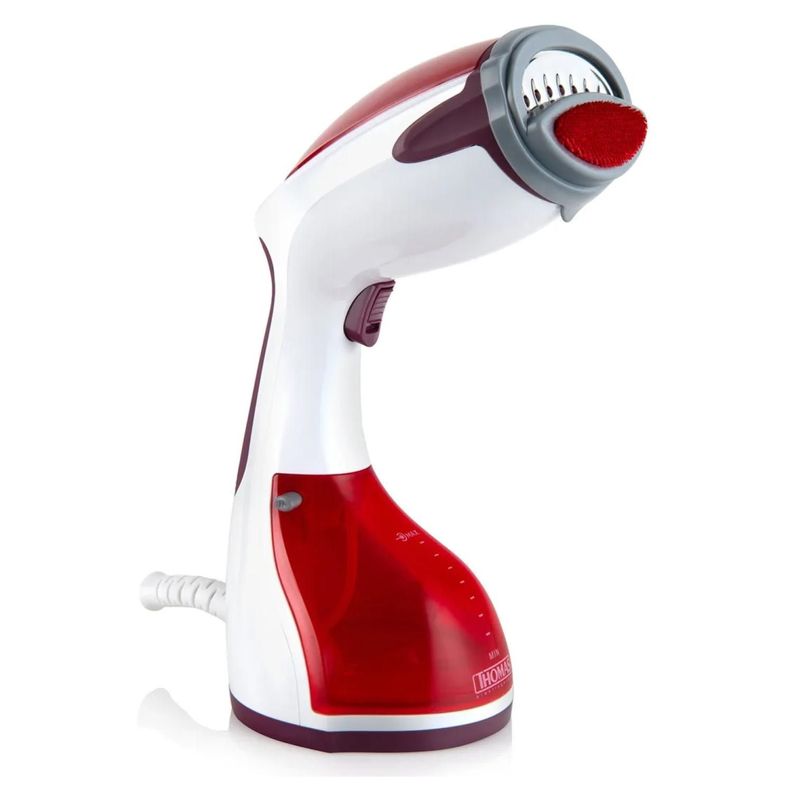 Plancha A Vapor Vertical 1200W 260ml Blanca Roja Th-7300 Thomas-0
