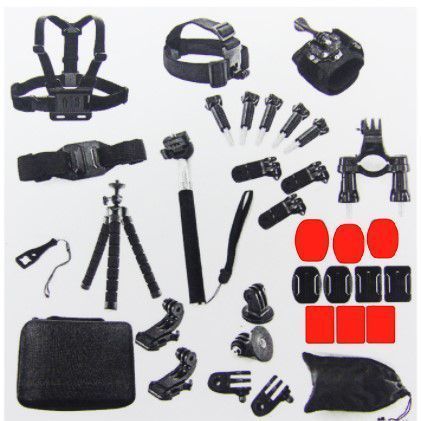 Kit 30 Accesorios Cámara Gopro Hero y Deportivas-2