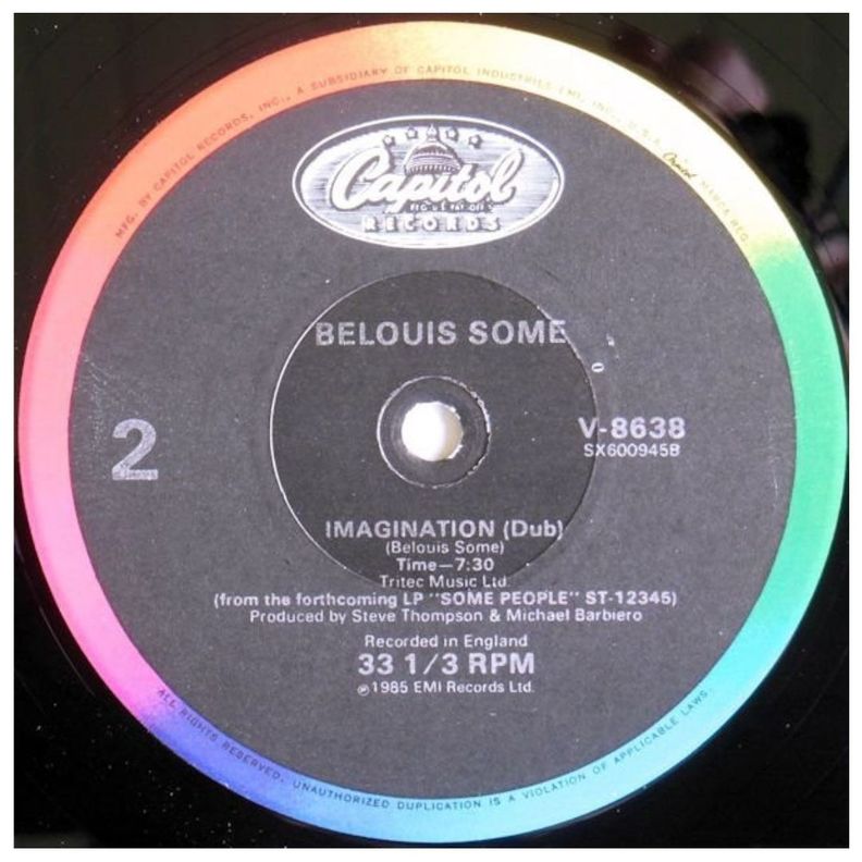 BELOUIS SOME - IMAGINATION 12 MAXI SINGLE VINILO -3