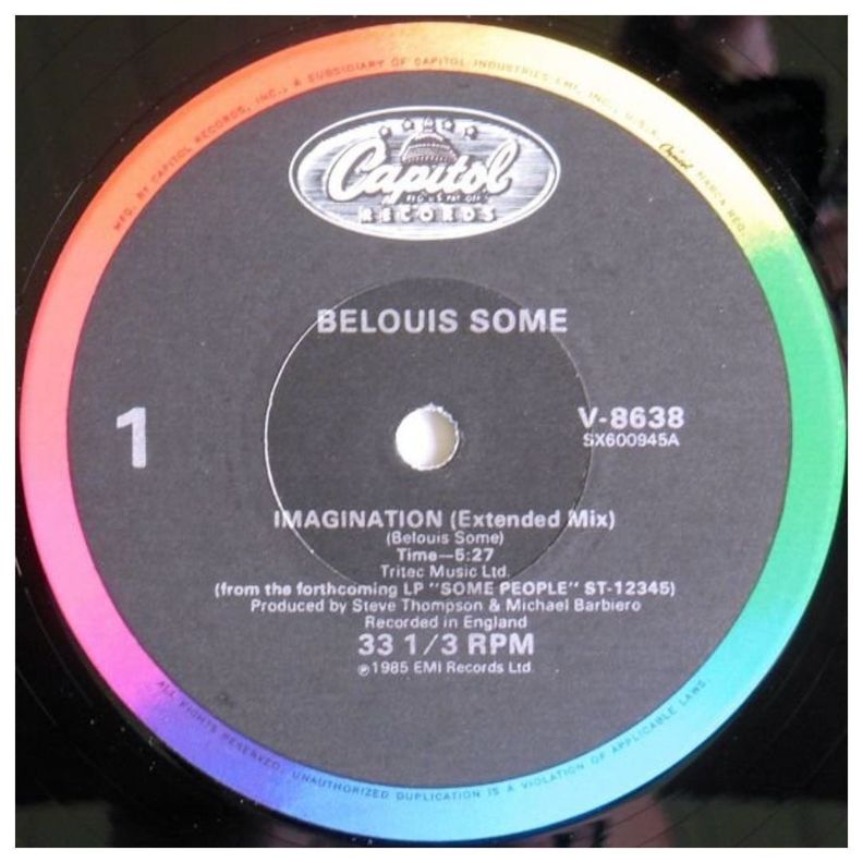 BELOUIS SOME - IMAGINATION 12 MAXI SINGLE VINILO -2