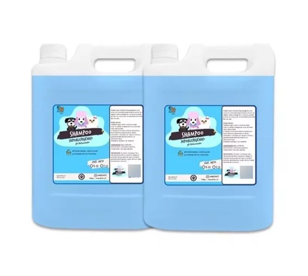 Pack 2 Shampoo Hipoalergénico 5 Litros Para Perros & Mascotas-0
