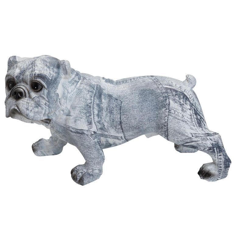 Adorno resina perro jean 26x13x13 cm. Unico Diseno 1