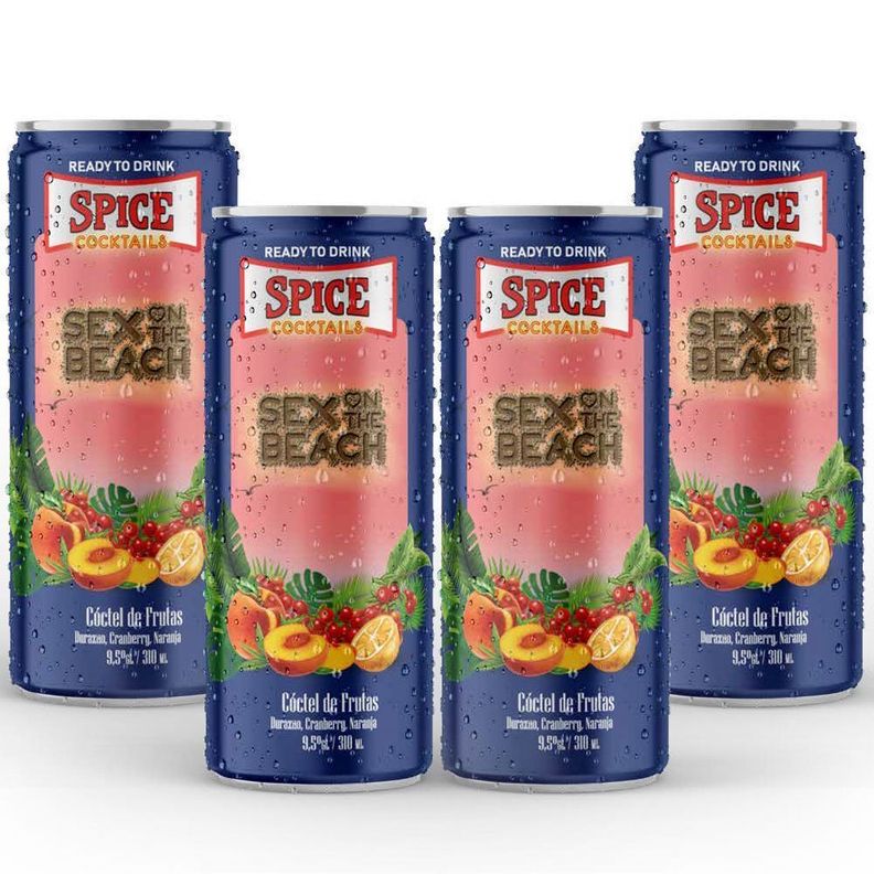 Pack Spice Sex on the Beach 4 unidades lata-0