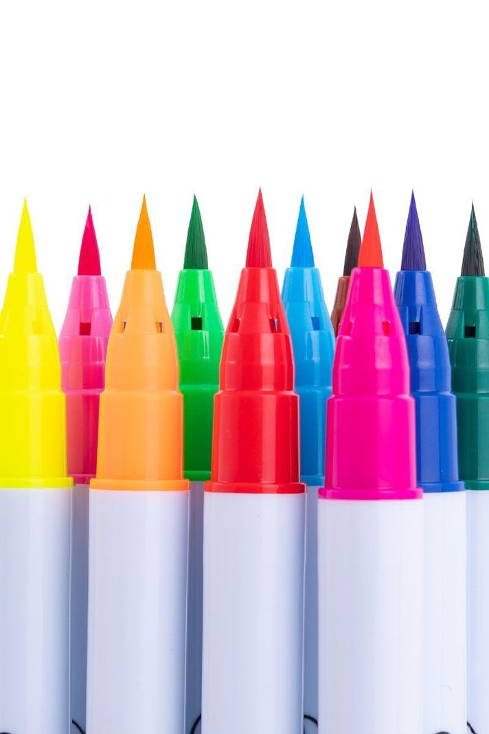 Set de Brush Pen 12 Colores ADIX-0
